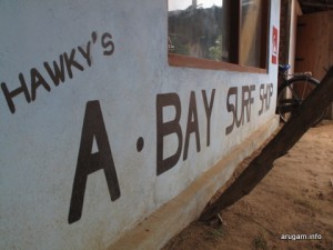 #47 Hawky's (sign)