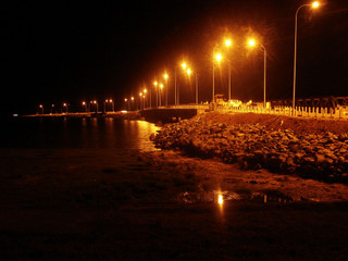 Arugam Bridge at night